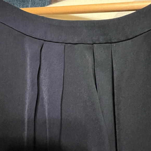 J Crew Navy Blouse small - Picture 4 of 5